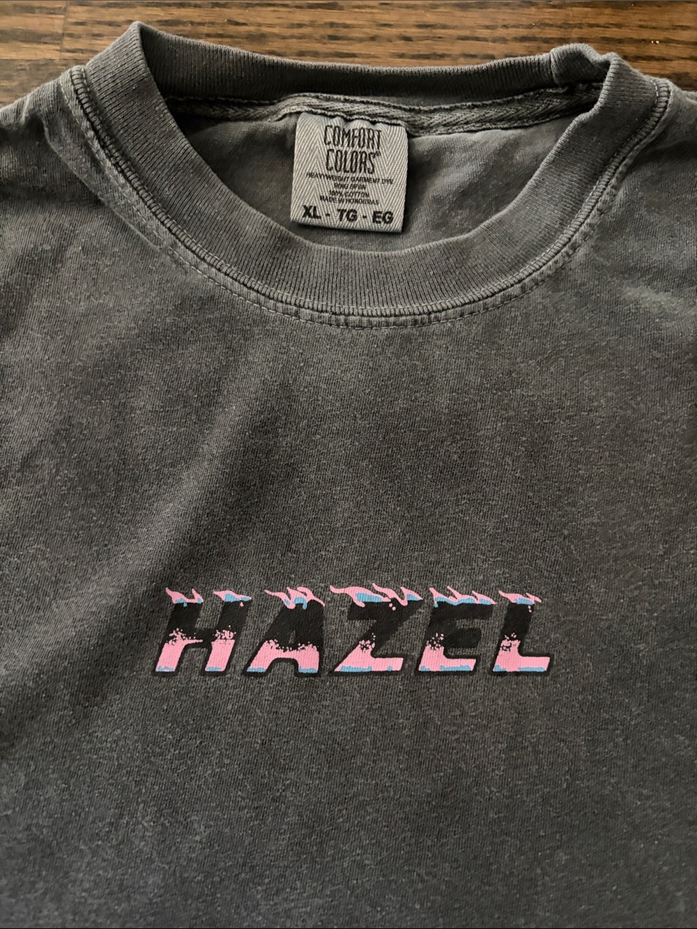 Hazel Boutique Dark Gray Comfort Colors T-Shirt